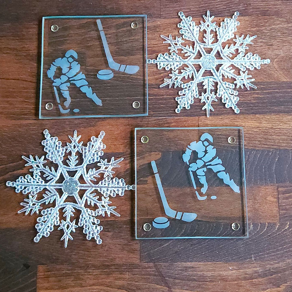 Hockey Coaster Set