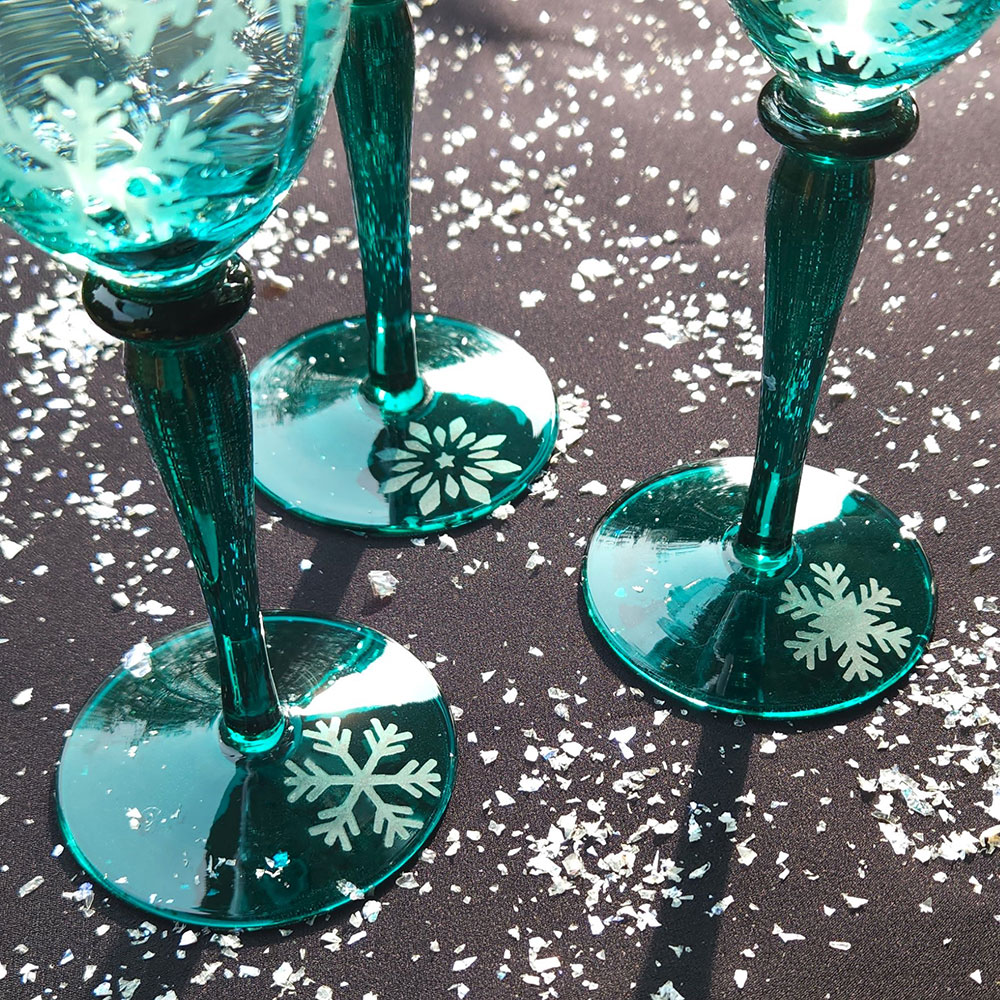 Snow & Ice Wine Glasses