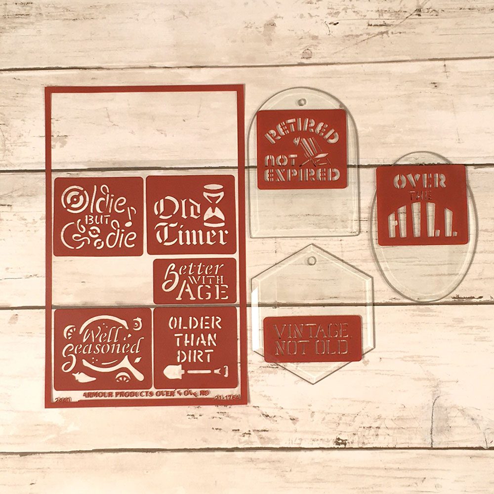 Vintage Human Suncatcher Gift Tags