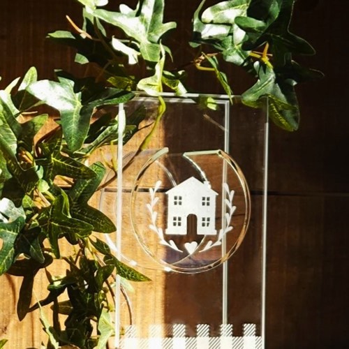 Country Home Planter & Votive Holder